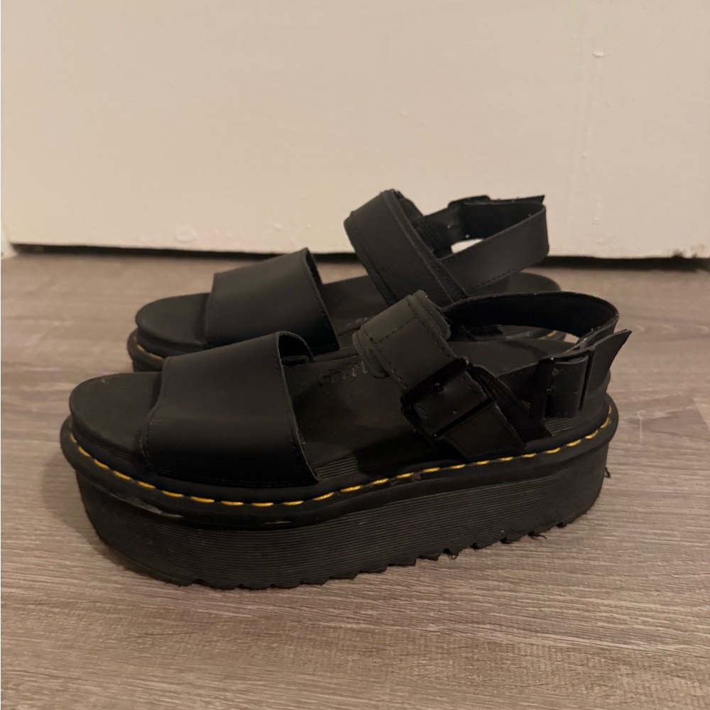 Dr. Martens Black Platform Sandals
